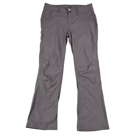 Prana Womens Grey Halle Bootcut Pants Sz 10 Fits 33 x 29 - Picture 1 of 8